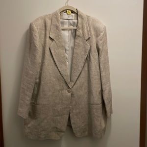Classic linen blazer
